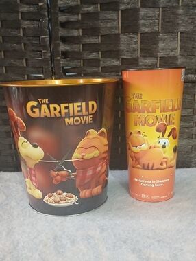 The Garfield Movie Popcorn Bucket & Cup RCM Media